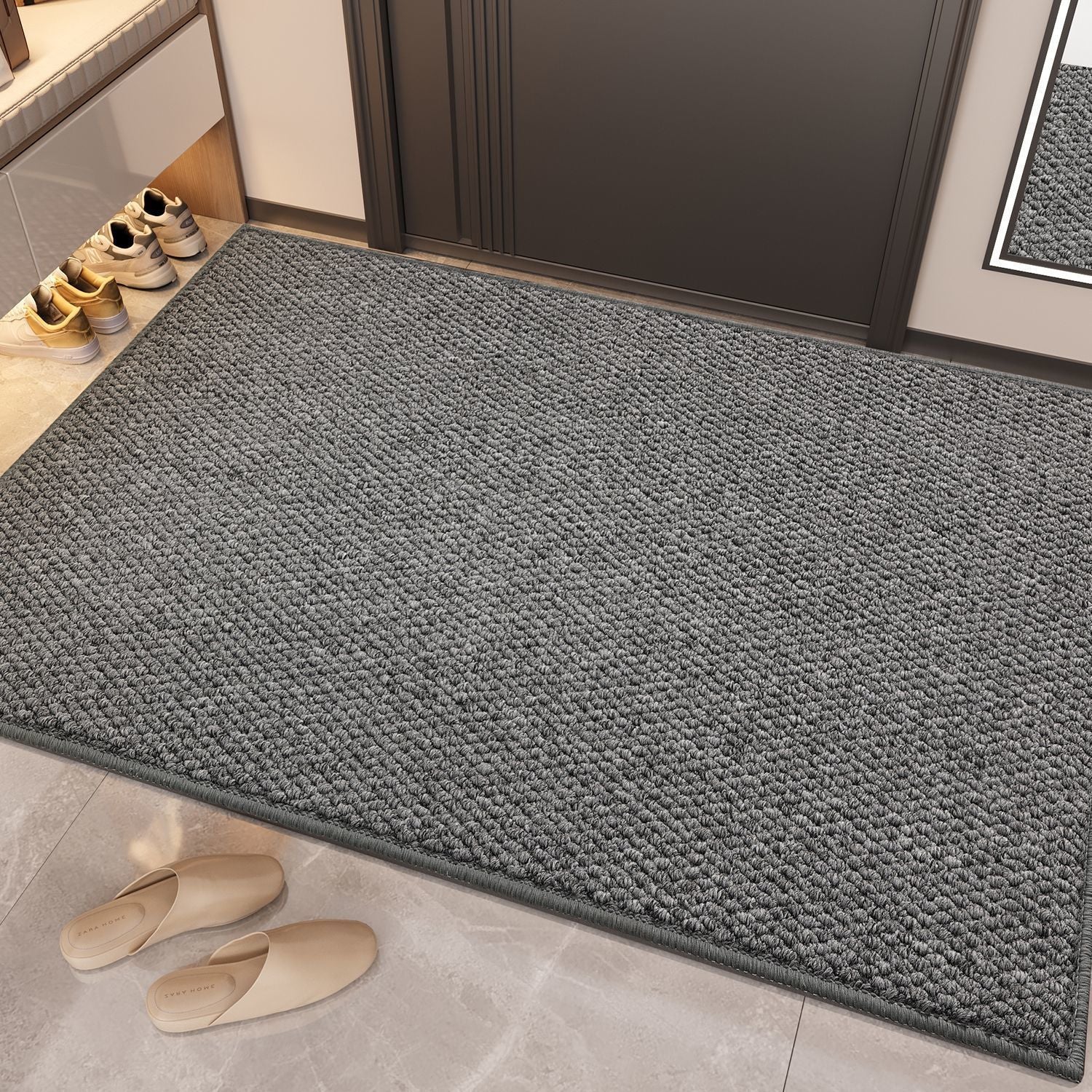 Imitation Sisal Carpet Living Room Solid Color Pineapple Ring Studio Photo Sofa Bedroom Bedside Mat Anti-Cat Scratch Carpet