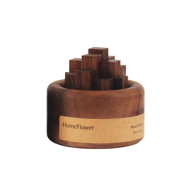Chaidui Creative Enlargement Wooden Fragrance Essential Oil Diffuser Desktop Car Aromatherapy Advanced Ornaments Aromatherapy Diffuser