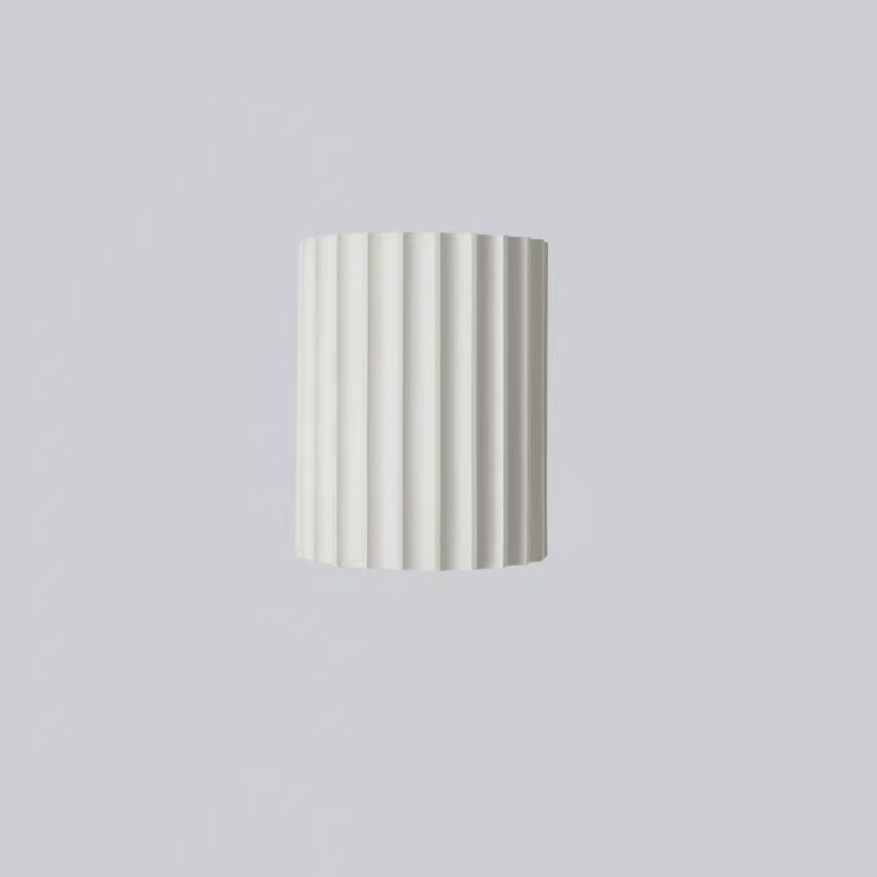 Quiet Wind Aisle Lights Led Macaron Wall Entrance Bedside Lights Corridor Lights Resin Roman Column Wall Lights