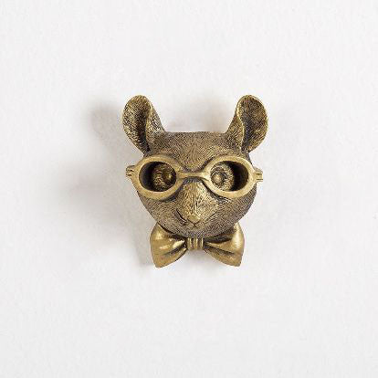 Antique Copper Animal Pendant Indoor Home BedRoom Decoration Living room Fireplace Resin Craft Wall Hanging