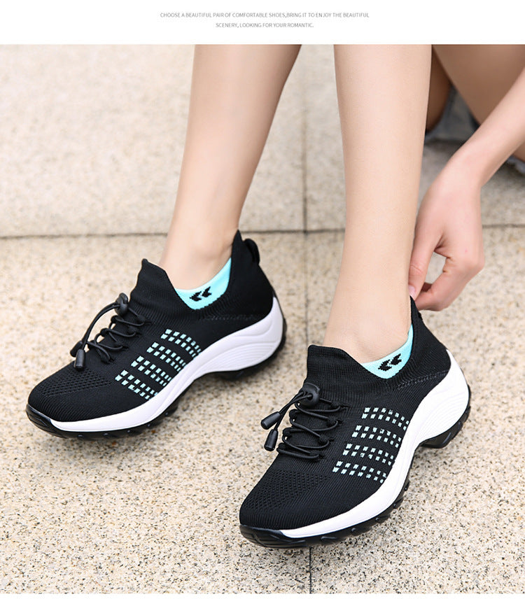 Women's Flyknit Mesh Athletic Shoes