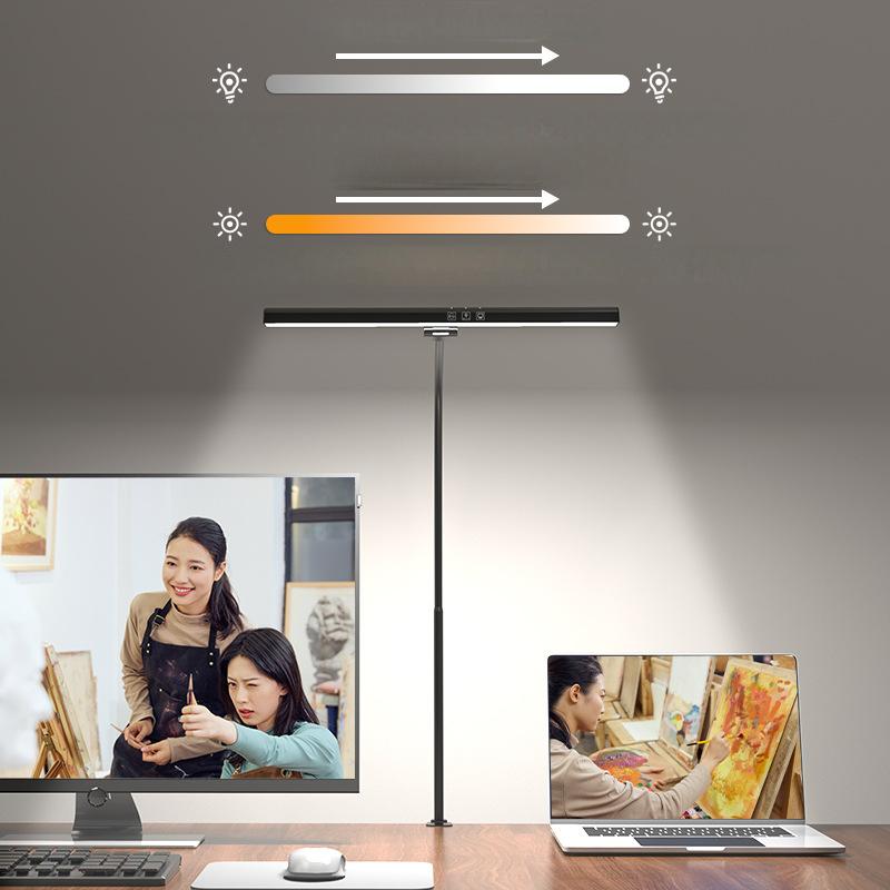 Maliben|Led Clip On Desk Lamp|Eye-Caring Dimmable For Home Office Study