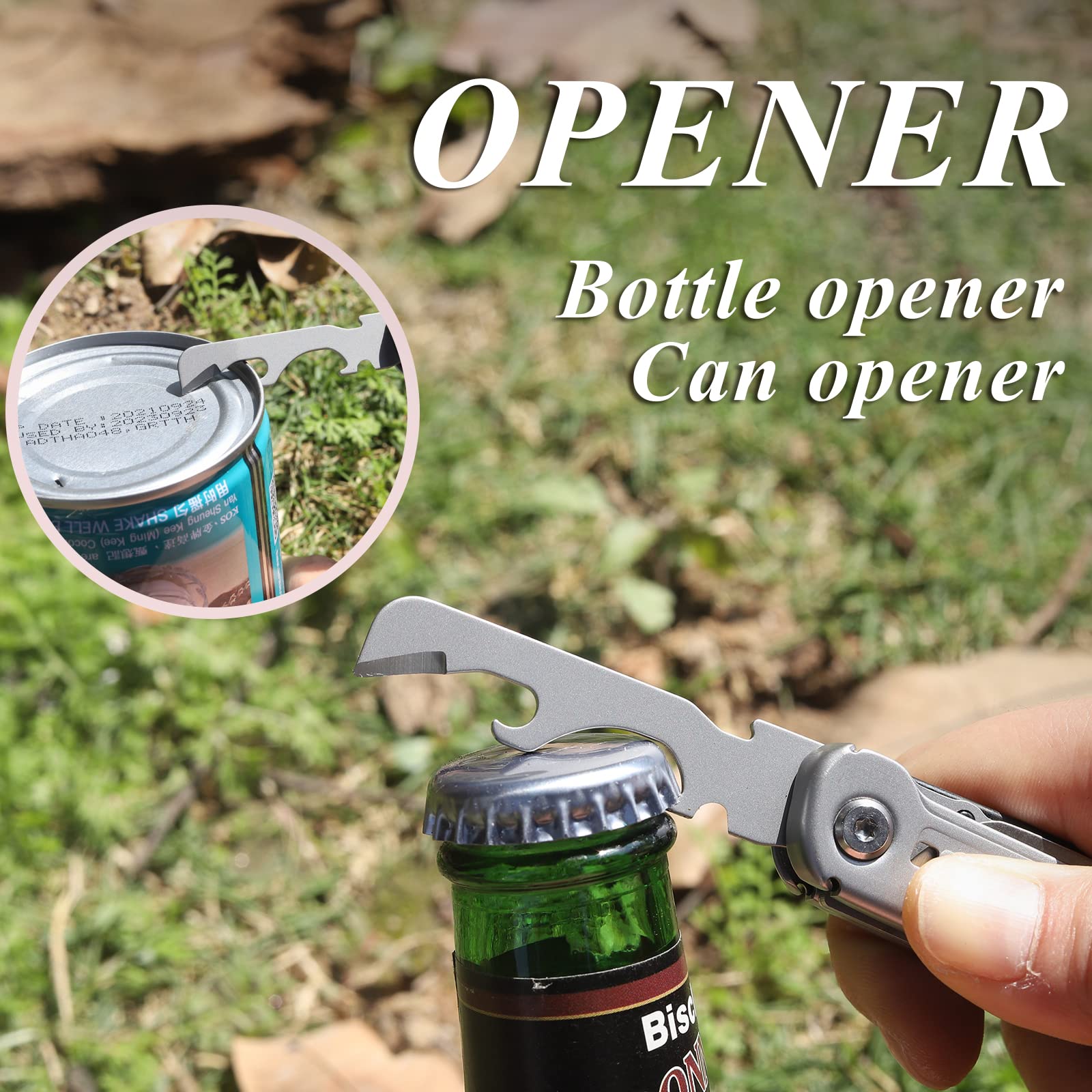 Maliben | Multitool Pocket Self-Locking Multi-Purpose Folding Knife