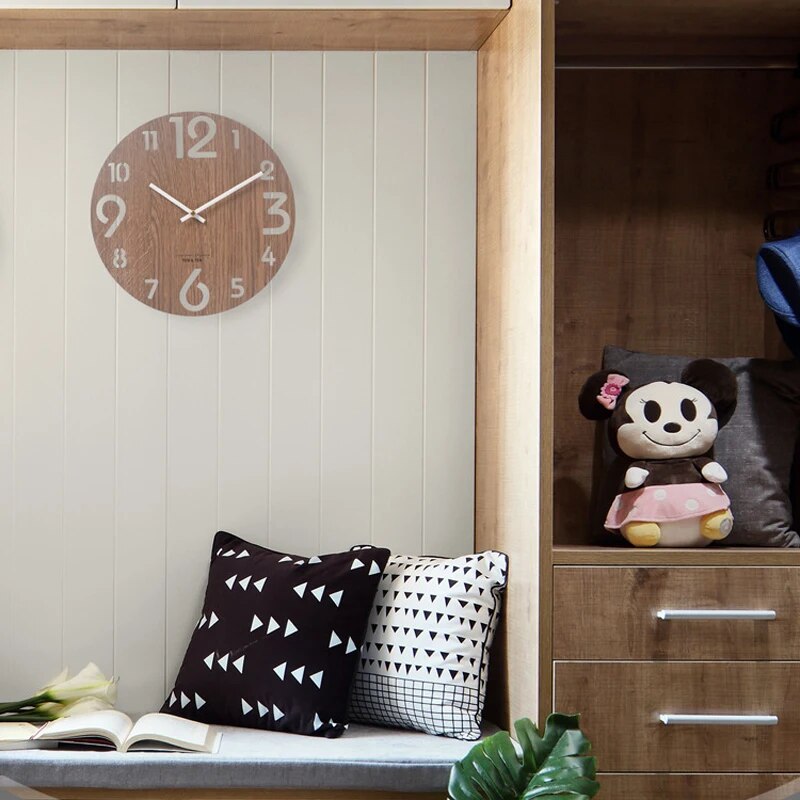 Maliben | 3D Wall Clock Made of Wood