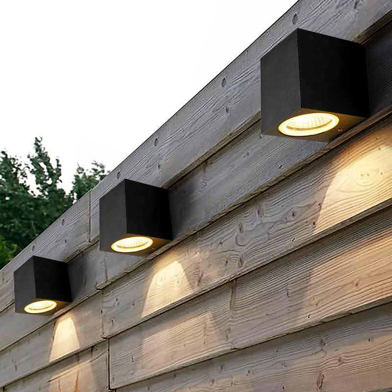 Maliben | Modern Outdoor Wall Lamp Led Black