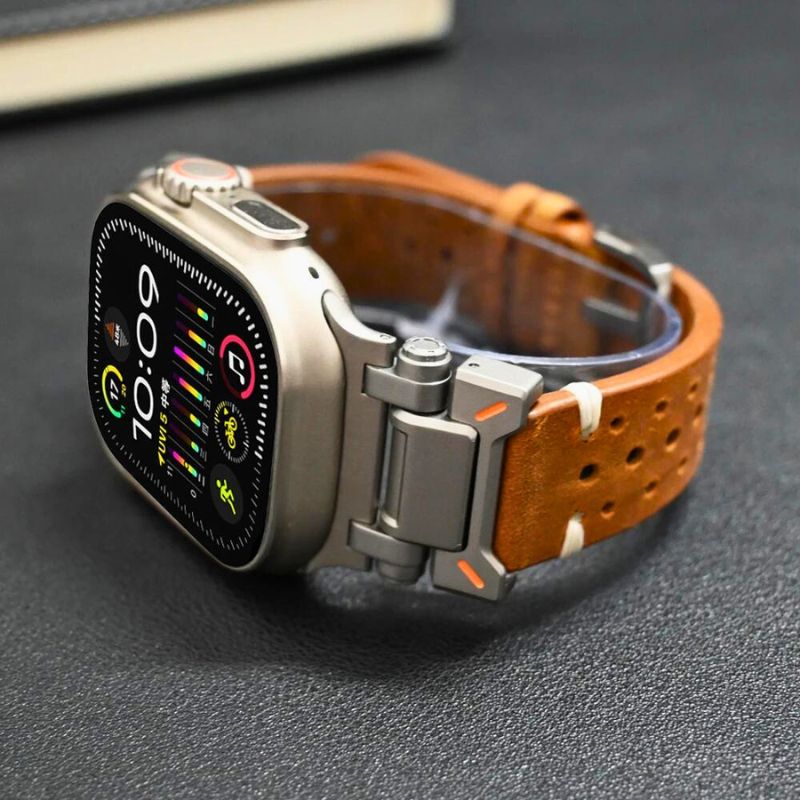 Maliben Genuine Leather Apple Watch Band — Fits All Models