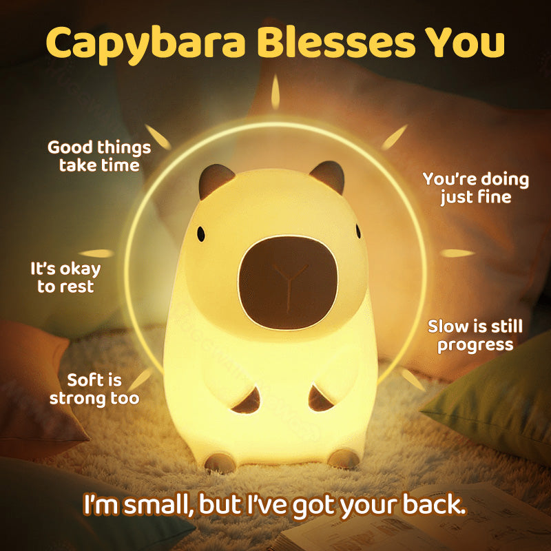 Maliben | Squishbara | Capybara Squishy Night Light Ideal Gift For All Ages