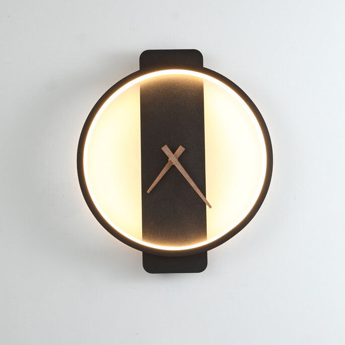 Maliben | Luxe Clock-Shaped Led Wall Lamp For Modern Interior