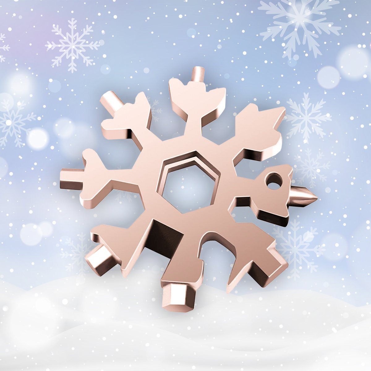 Maliben | š„Saker 18-In-1 Stainless Steel Snowflake Multitool