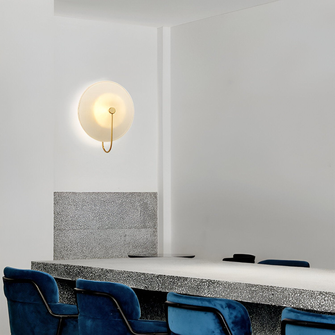 Maliben | Scandinavian Round Glass Wall Lamp
