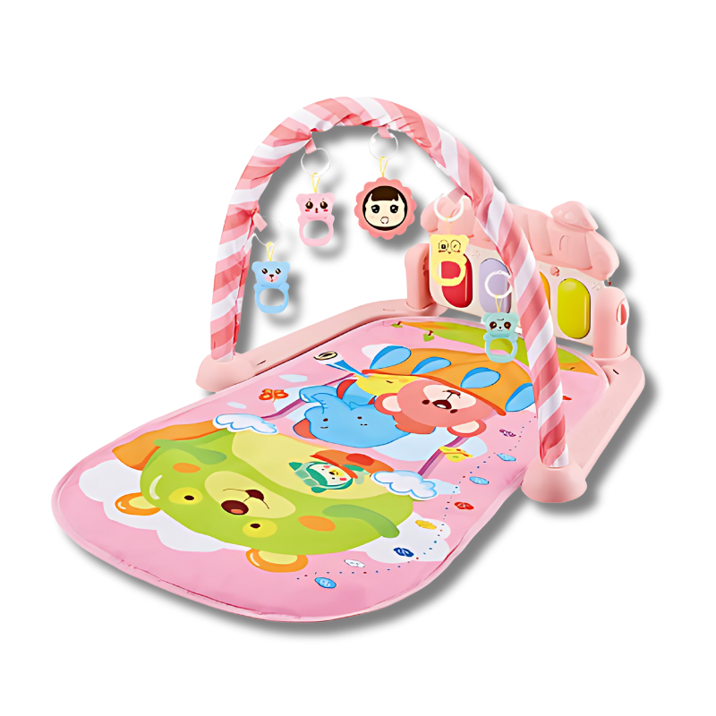 Maliben | Baby Music Rack Playmat | Perfect For Babies - Fun Activity Gym With Piano Keyboard
