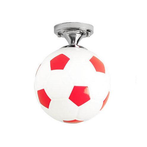 Maliben | Sportlume Creative Ceiling Light | Basketball & Football Design | Semi-Mount | Glass Lamp