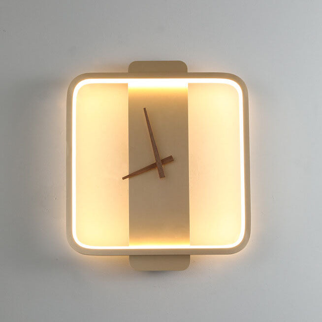 Maliben | Luxe Clock-Shaped Led Wall Lamp For Modern Interior