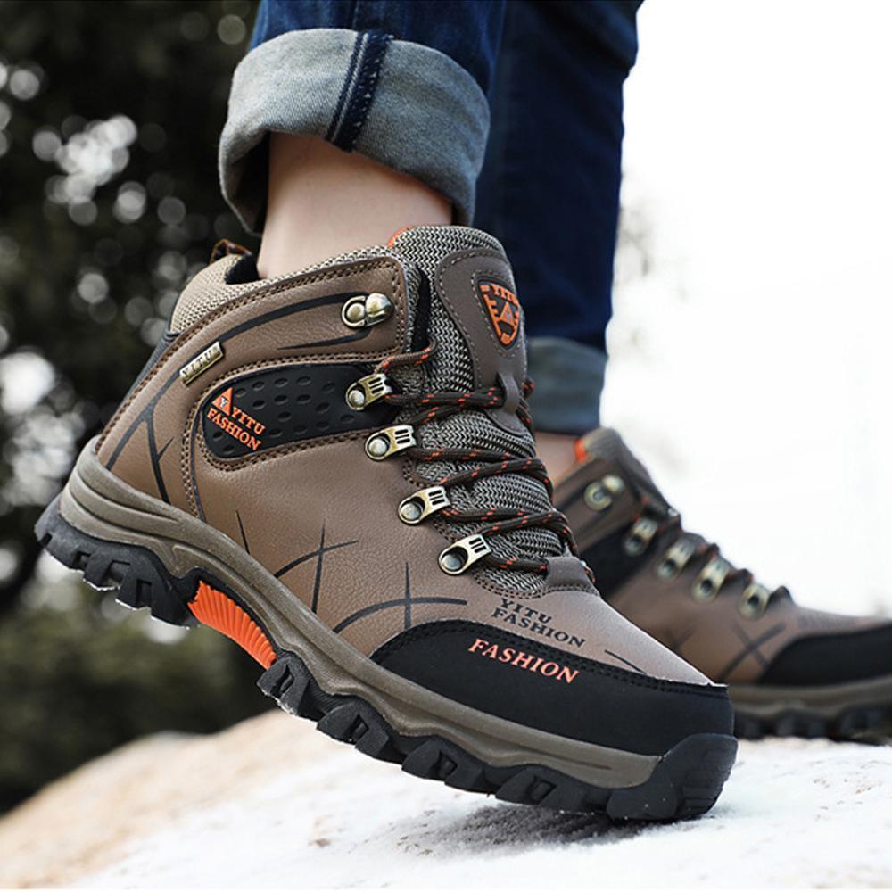 Maliben | Men's Hiking Shoes With Fur
