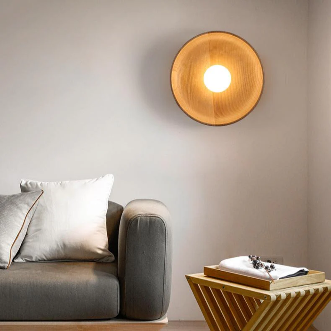 Maliben | Solid Wooden Wall Lamp