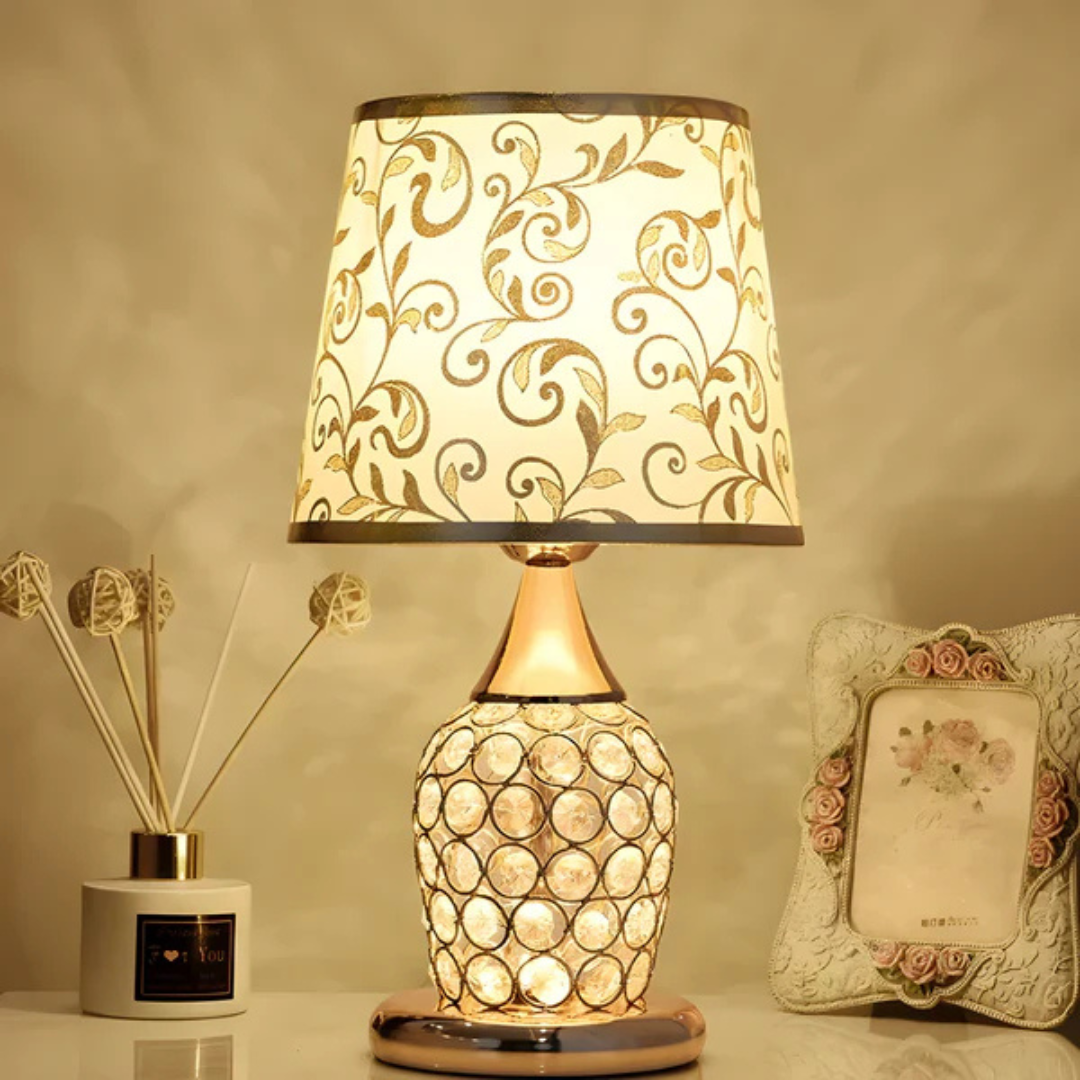 Maliben | Luxury Led Table Lamp With Crystal Glow