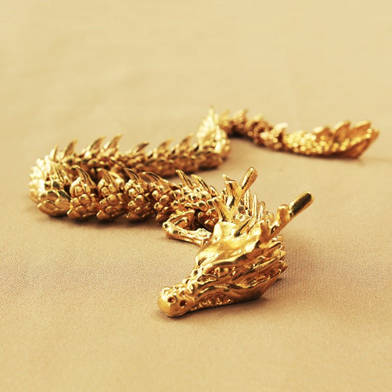 Maliben | Gold Dragon With Movable Joints