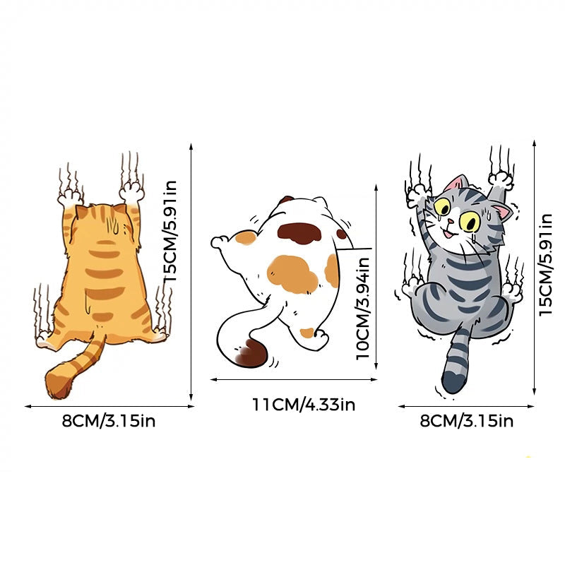 Maliben | Cute Cat Cartoon Car Sticker