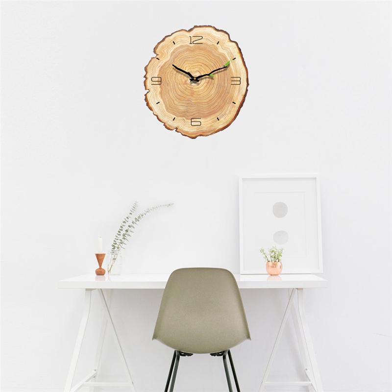 Maliben | Wooden Annual Rings Wall Clock