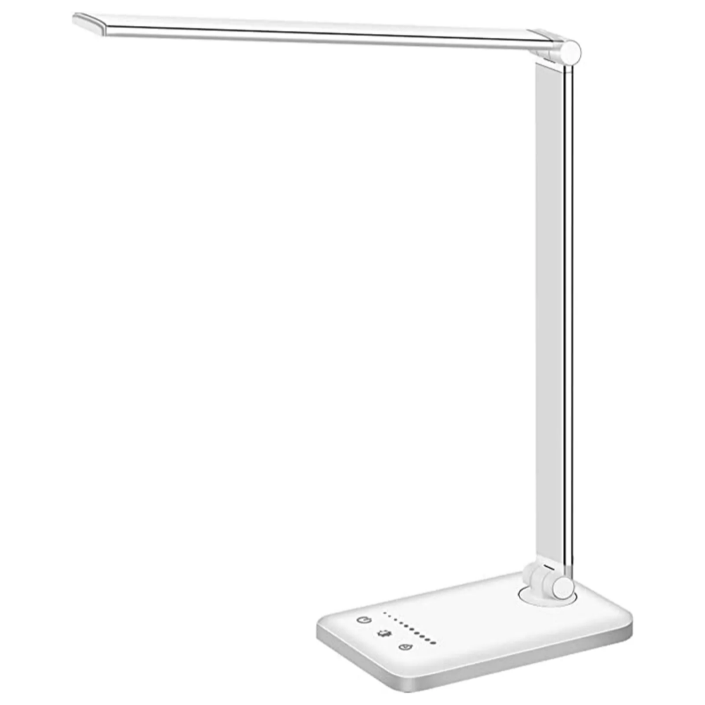 Maliben | Led Desk Lamp - Table Lamp With Usb Charging Port, 5 Light Settings And Brightness Levels