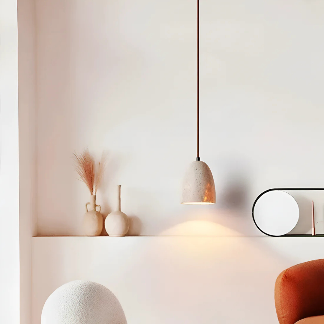 Maliben | Retro Travertine Pendant Lamp
