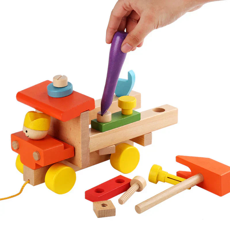 Maliben | Woods - Screw Car Toy – Develop Curiosity And Cognitive Skills