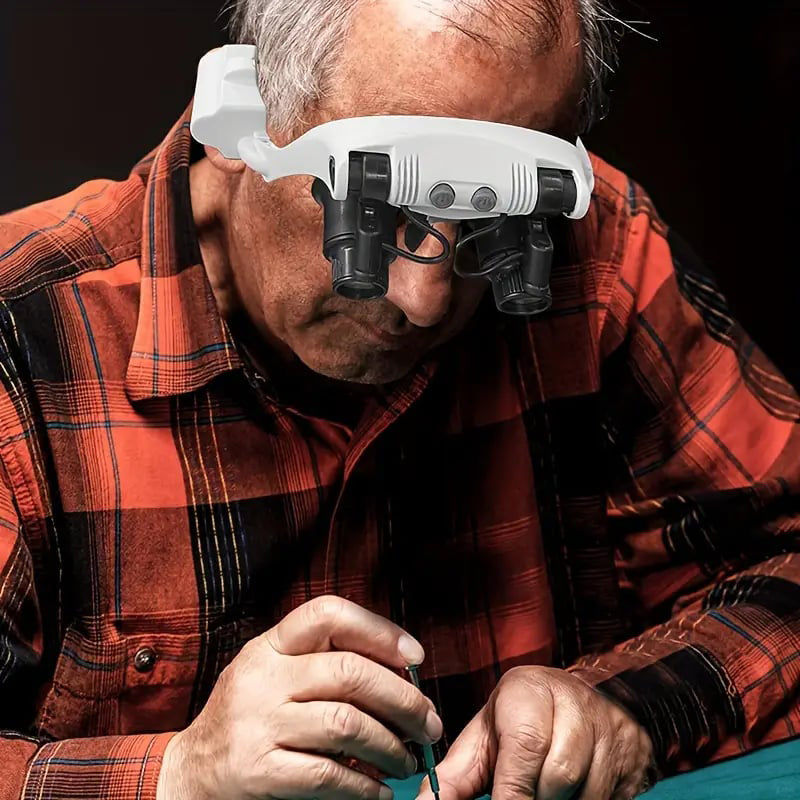 Maliben | Magnifying glasses with LED lamps for double eyes