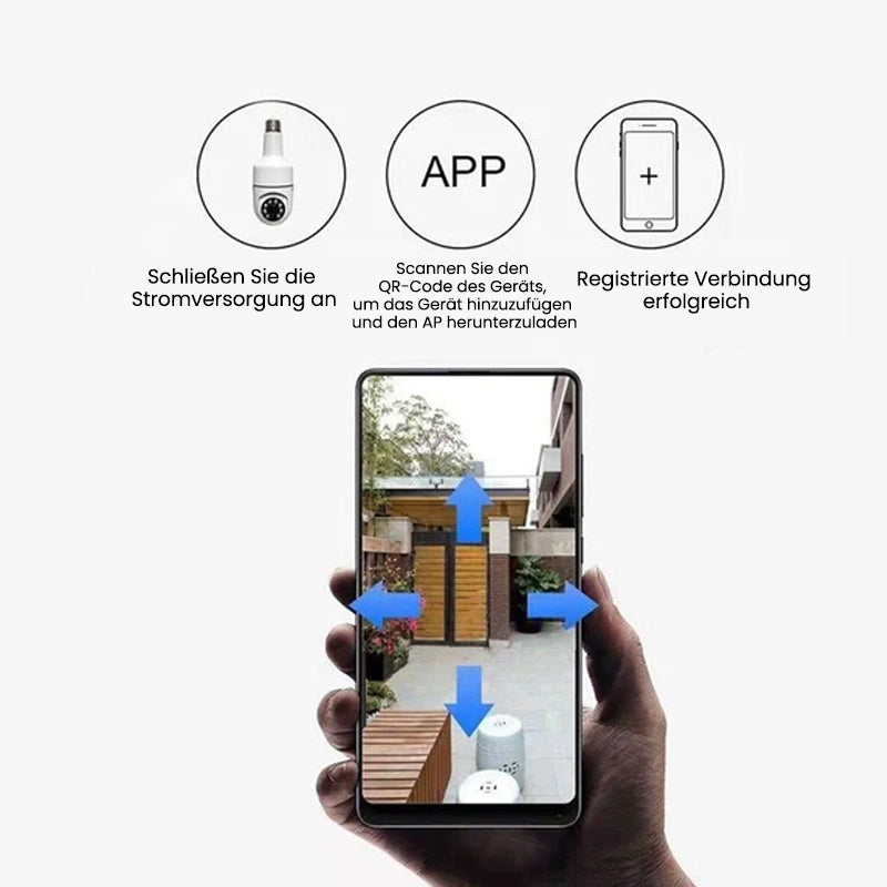 Maliben | Wireless Wifi Surveillance Camera With Bulb