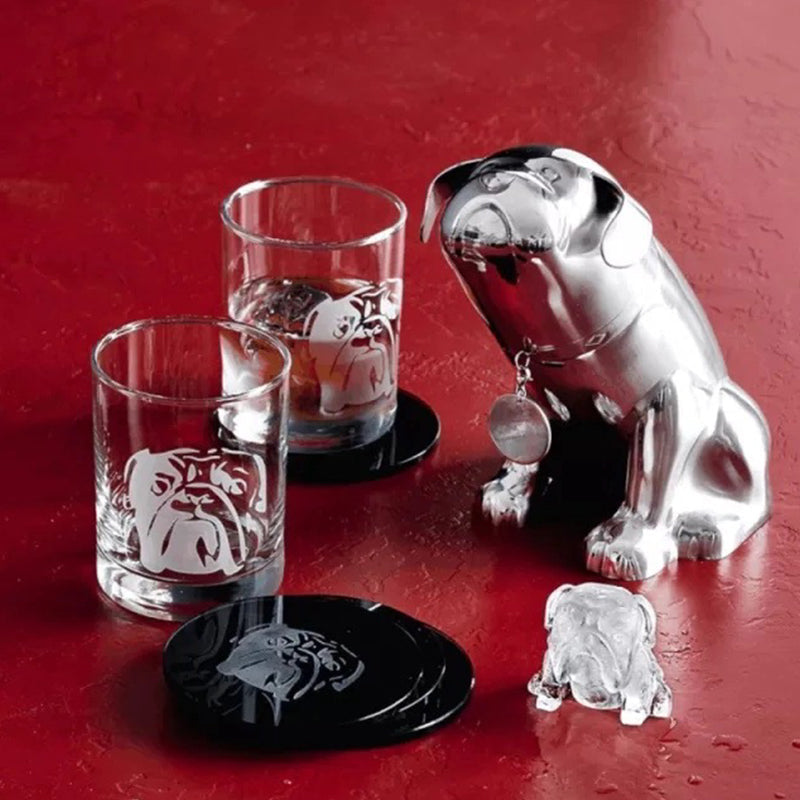 Maliben | Creative Bulldog Ice Mold Made Of Silicone