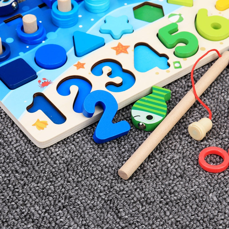 Maliben | Montessori Toddler Playboard - Wooden Playsafari