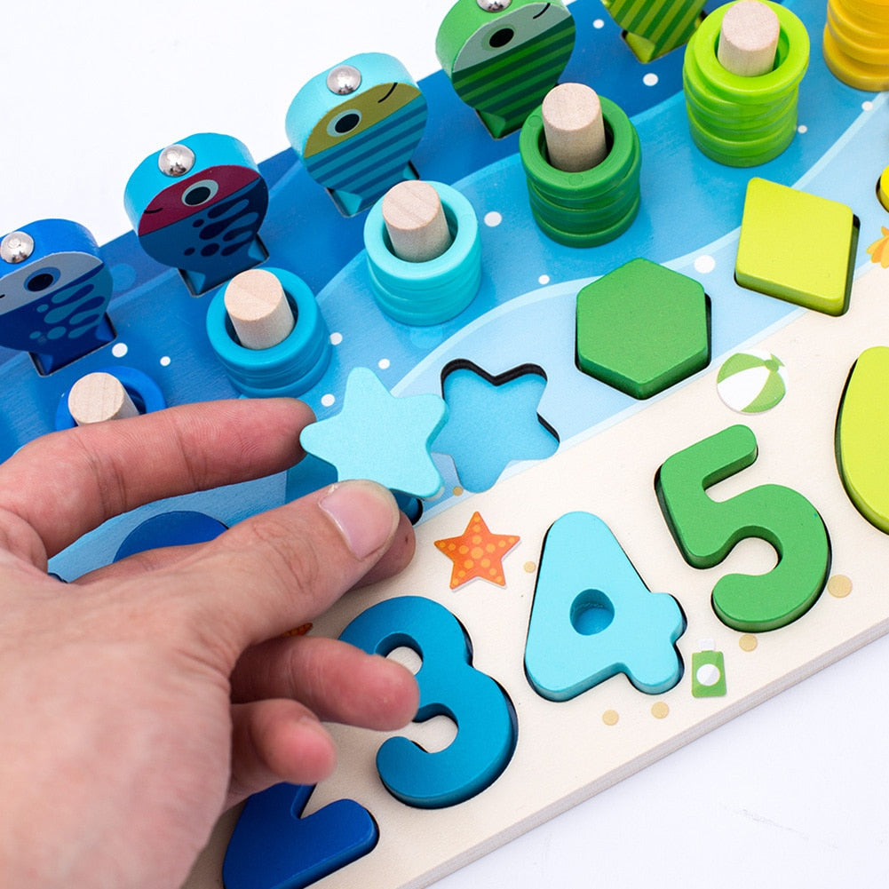 Maliben | Montessori Toddler Playboard - Wooden Playsafari