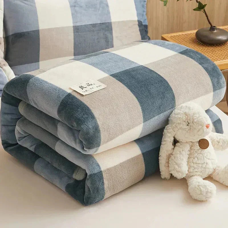 Maliben Thick Flannel Blanket - FlannelWarm