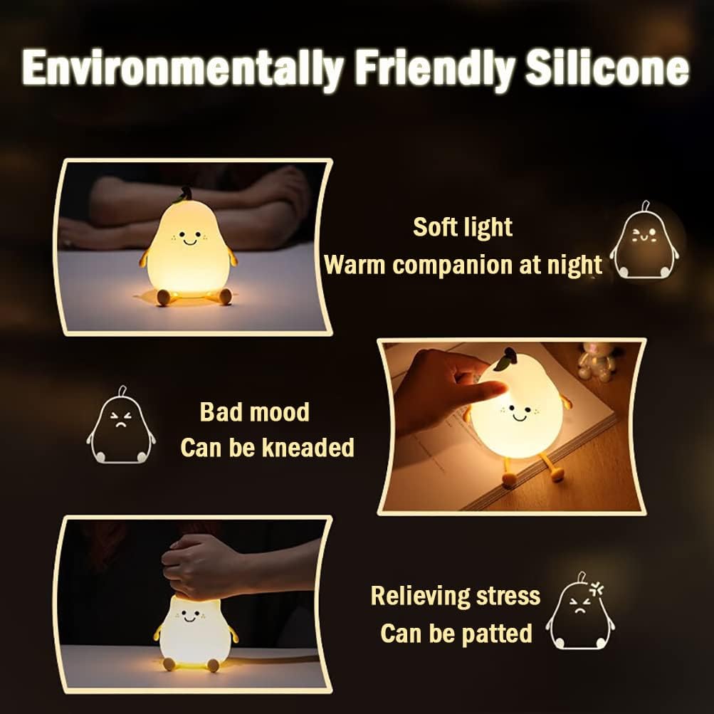 Maliben | Chic Pearglow Night Light With Usb Charger And Warm White Light