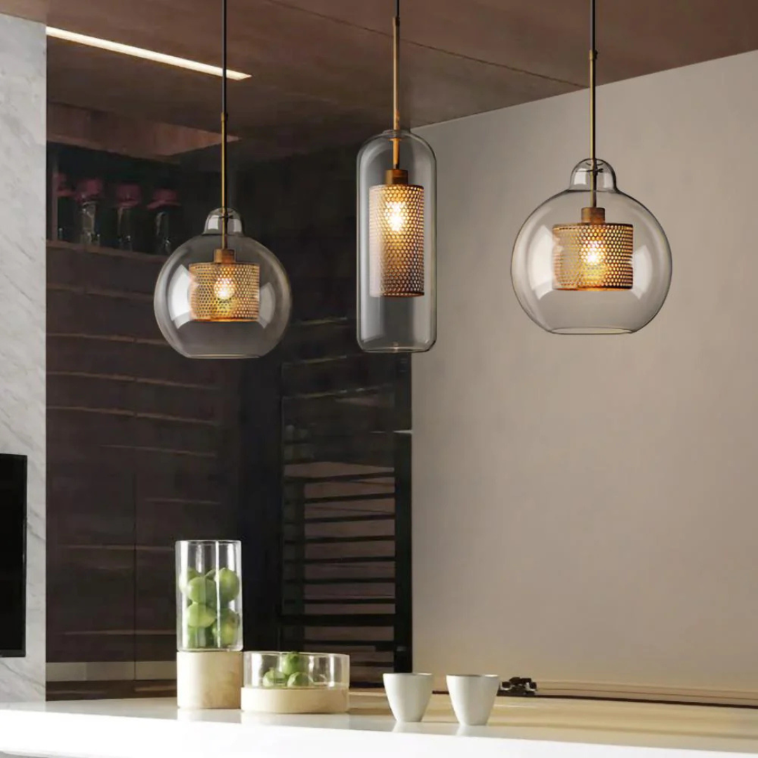 Maliben | Design Pendant Lamp Dining Table Made Of Glass