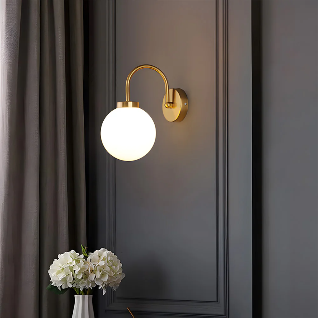 Maliben | Wall Lamp With Glass Sphere