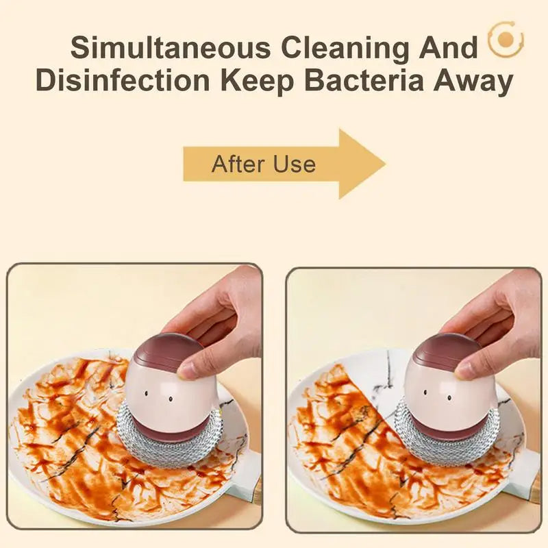 Maliben | Automatic Liquid Dispenser Dishwashing Brush