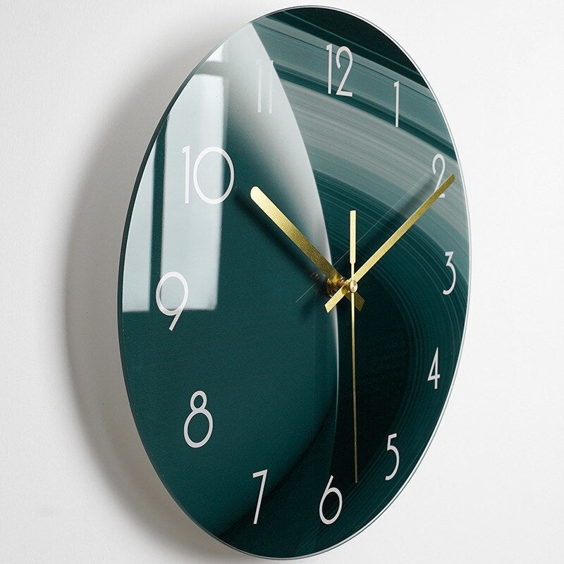 Maliben | Elegant Glassart Wall Clock – Artistic Time Measurement & Design