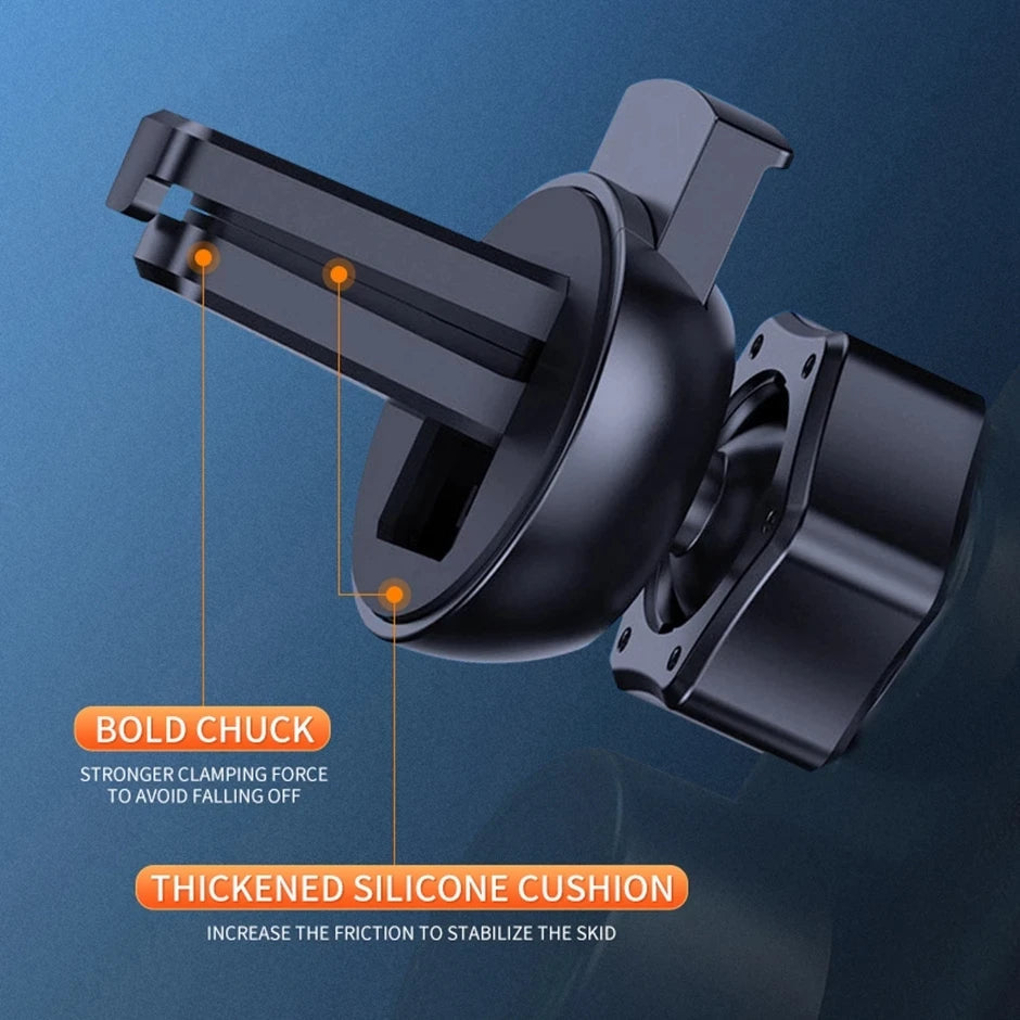 Maliben | 2-In-1 Wireless Car Charger & Phone Holder Automatic Clamping - Fast Charging Secure Universal Compatibility Adjustable & Practical