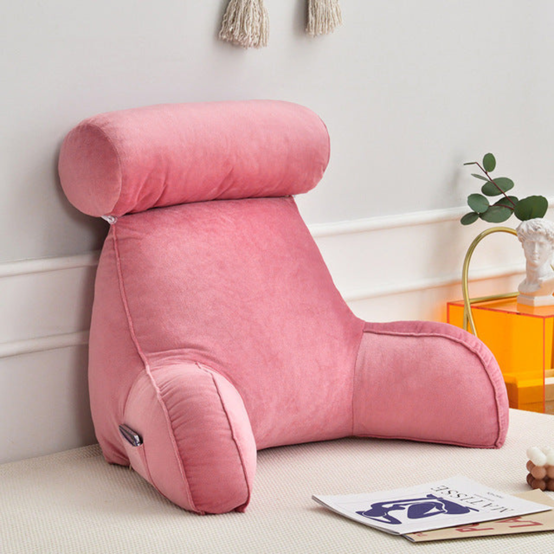 Maliben | Backrest Pillow With Armrests And Adjustable Headrest