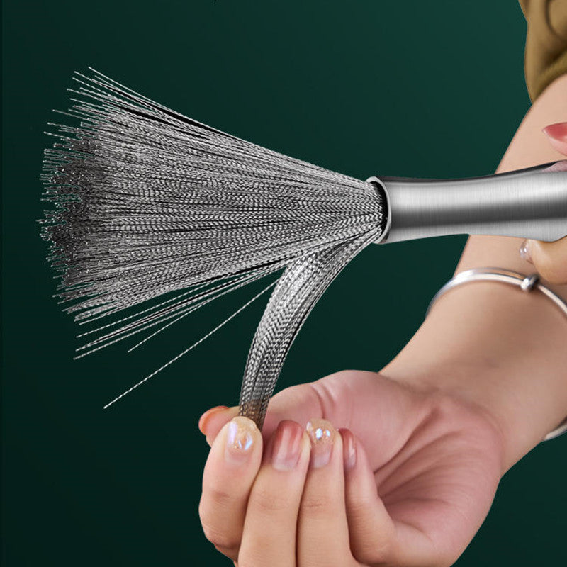 Maliben | Stainless Steel Spring Wire Cleaning Brush