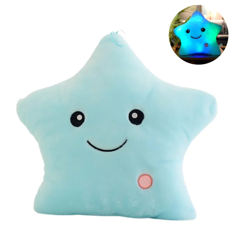Maliben | Bright Led Star Cuddly Pillow For Kids