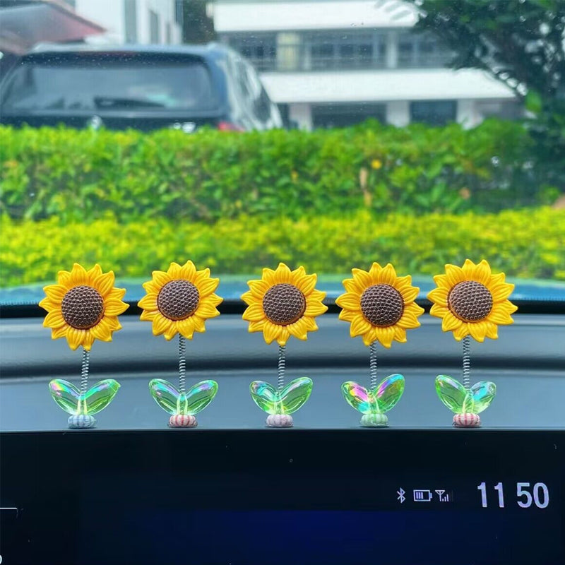 Maliben | Cute Sunflower Car Ornament
