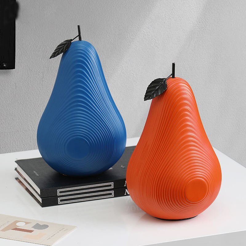 Maliben | Texture Fruit Apple & Pear Sculpture