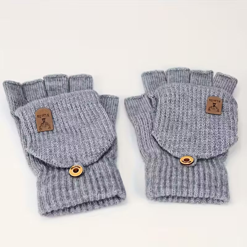 Maliben | Men's Winterpro Fingerless Gloves – Thick, Warm And Comfortable