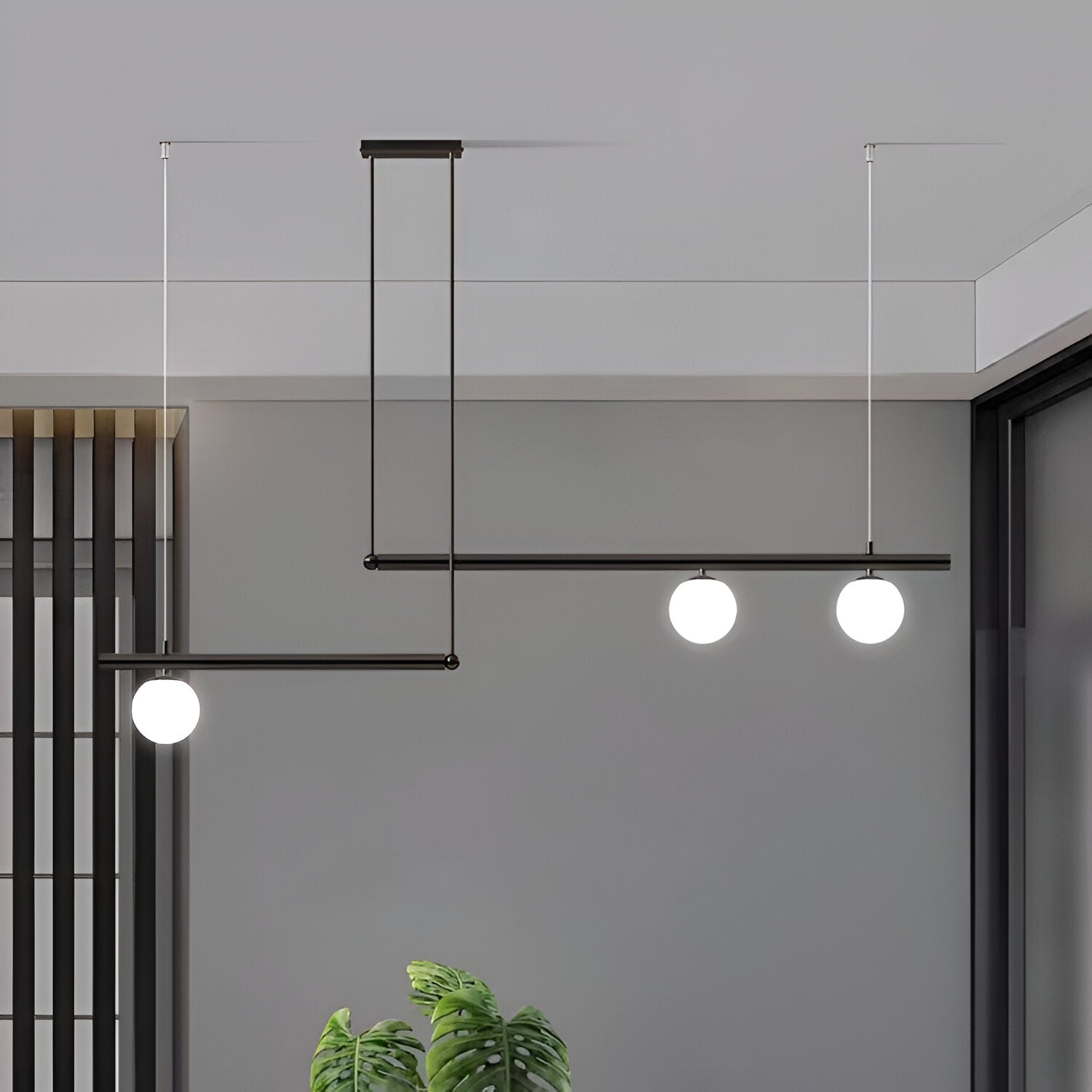 Maliben | Nordic Glass Linear Luxury Pendant Lamp