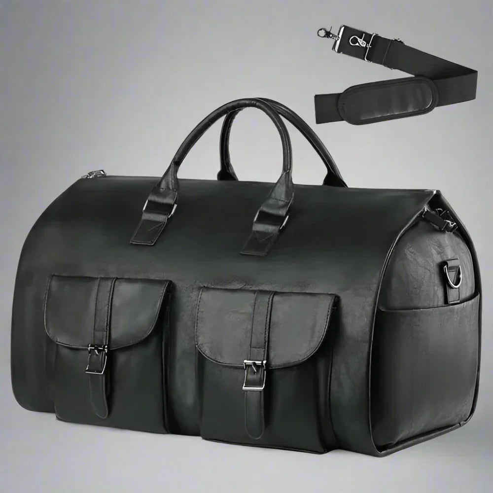 Maliben | Travel Duffel Bag Leather Carry On Luggage