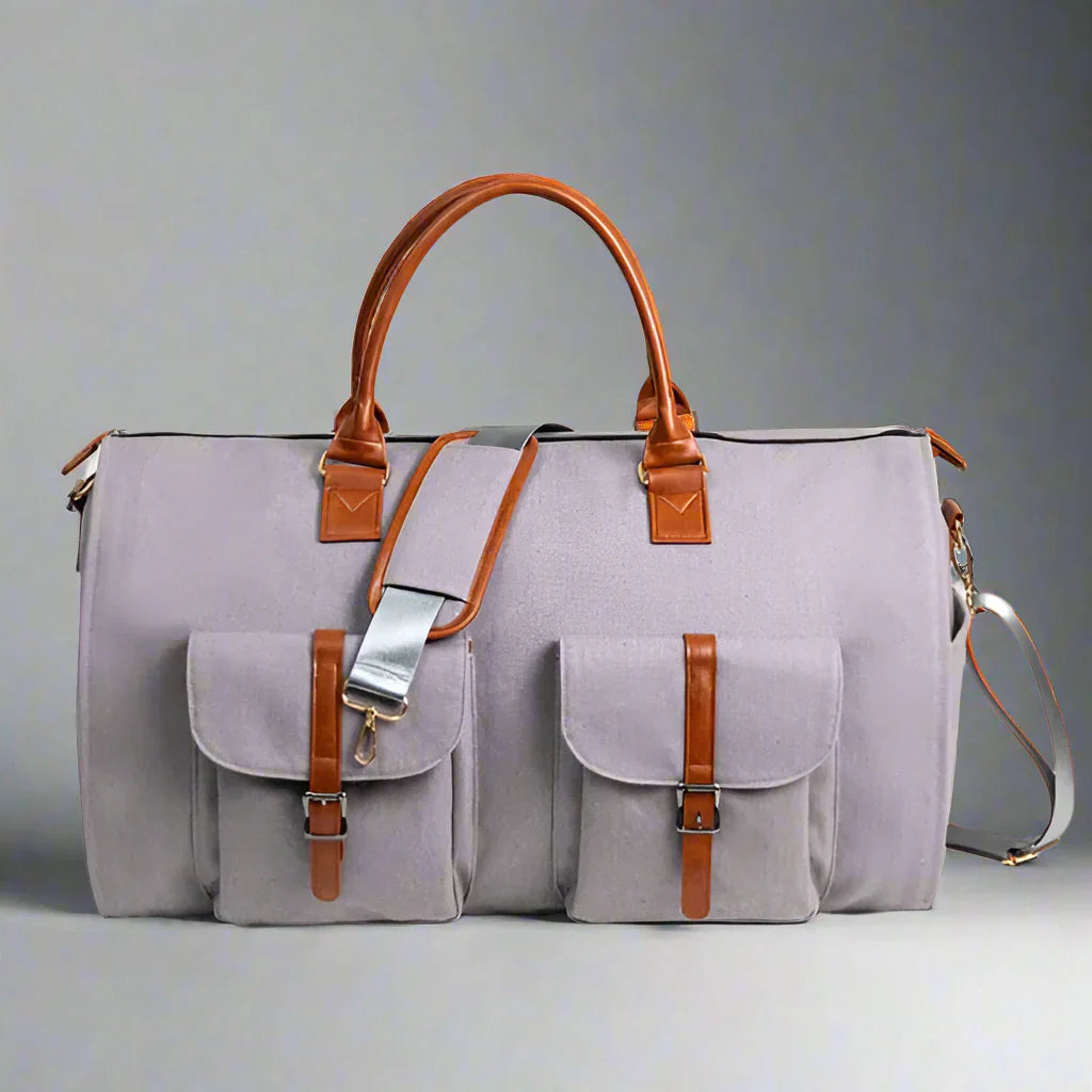 Maliben | Travel Duffel Bag Leather Carry On Luggage