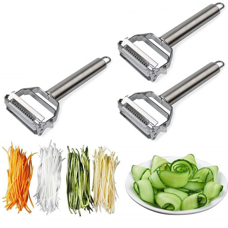 Maliben | Ultra-sharp stainless steel multifunctional vegetable peeler & julienne cutter