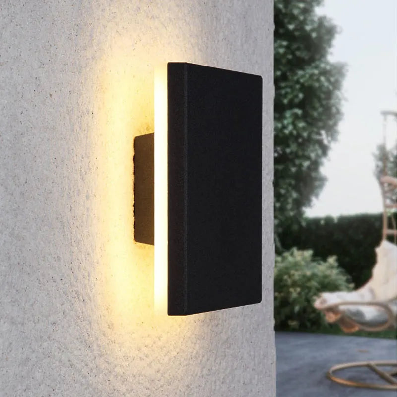 Maliben | Modern Minimalistic Outdoor Wall Lamp Led Metal
