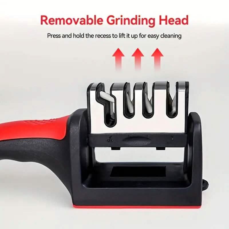 Maliben | 4 Stage Professional Kitchen Knife Sharpener Tool